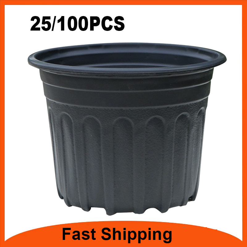 Net Pot 3 Inch - 25/100 Pcs Flexible Plant Nursery Pots