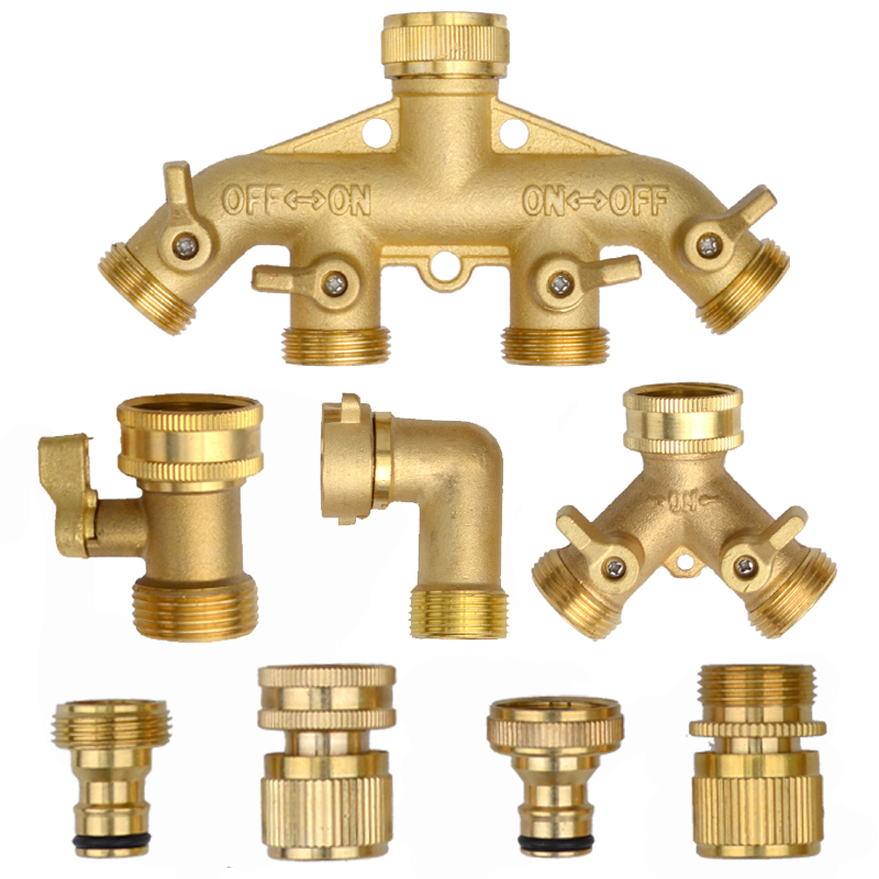 Heavy Duty Brass 1-2-4 way Spl - Gardena Hose Comfort ulasan dan harga