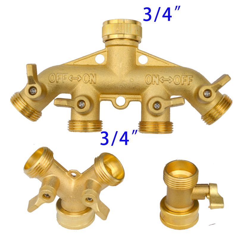 Heavy Duty Brass 1-2-4 way Spl - Gardena Hose Comfort ulasan dan harga